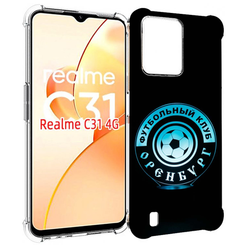 Чехол MyPads фк оренбург для OPPO Realme C31 задняя-панель-накладка-бампер