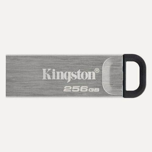 Изображение товара Флешка USB Kingston DataTraveler Kyson 256ГБ, USB3.2, серебристый и черный [dtkn/256gb]