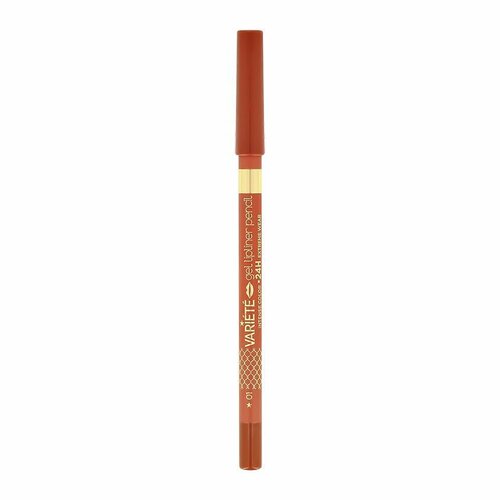 Карандаш для губ EVELINE VARIETE GEL LIPLINER PENCIL водостойкий матовый тон 01 nude