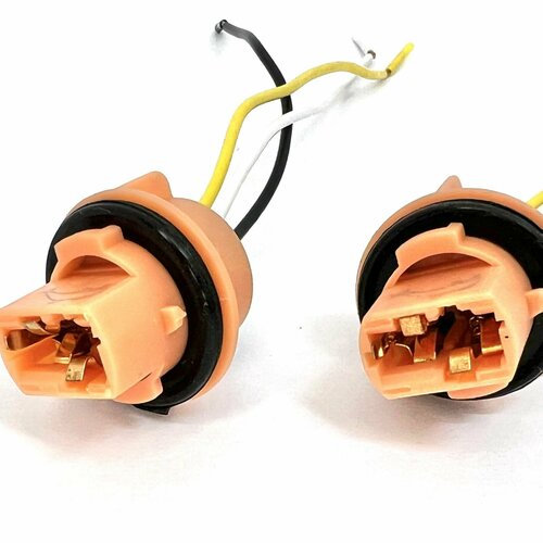 2 ШТ. Колодка/разъем автолампы w21/5w с 3-мя проводами