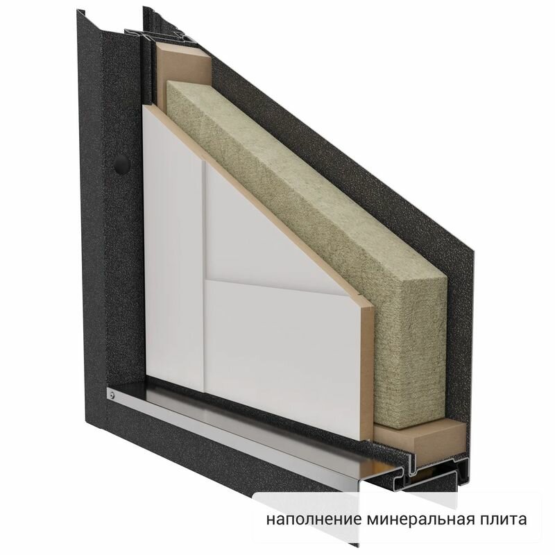 Дверь входная Torex для квартиры металлическая Flat-S 950х2050 левый, тепло-шумоизоляция антикоррозийная защита замки 4-го и 2-го класса, черный/белый - фотография № 13