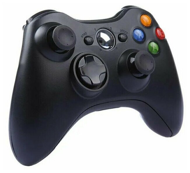 Беспроводной джойстик геймпад Wireless Controller для Windows ПК и XBOX 360, черный