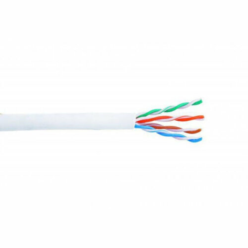 Кабель витая пара Caplex Cat5e 4 пары U/UTP 24AWG, внутренний, ПВХ (PVC)