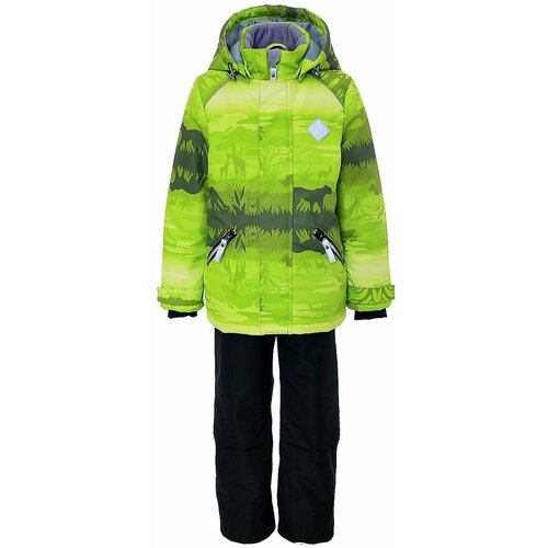 Комплект верхней одежды Jam Mix, размер 116, зеленый