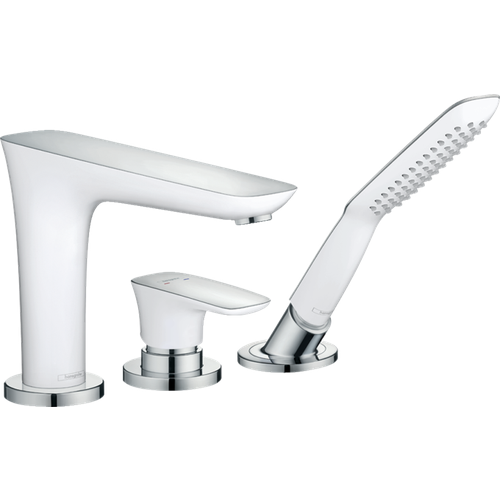 Смеситель Hansgrohe PuraVida 15432000 на борт ванны термостат hansgrohe puravida 15771000 для ванны с душем