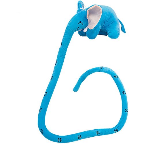 Мягкая игрушка Слон Ростомер бирюзовый мягкая детская игрушка слон ростомер розовый 30см длинный хобот 100 см 1метр