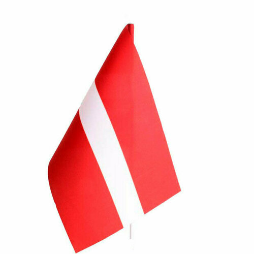флаг настольный флажок китая 22 х 14 см без подставки Подарки Флажок Латвии (22 х 14 см, без подставки)