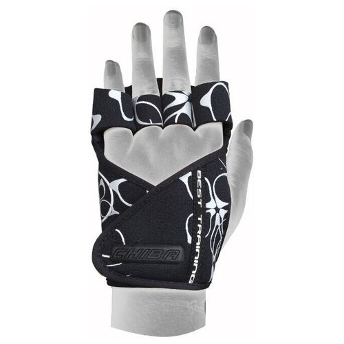 фото Перчатки chiba lady motivation glove (xs, черный/серый/неоновый)