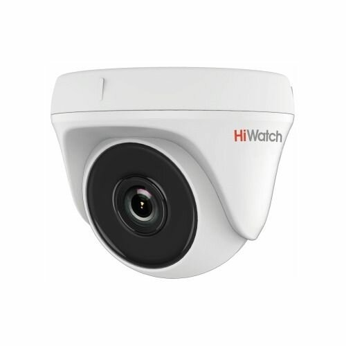 Камера видеонаблюдения аналоговая HIWATCH DS-T133, 720p, 2.8 мм, белый [ds-t133 (2.8 mm)]
