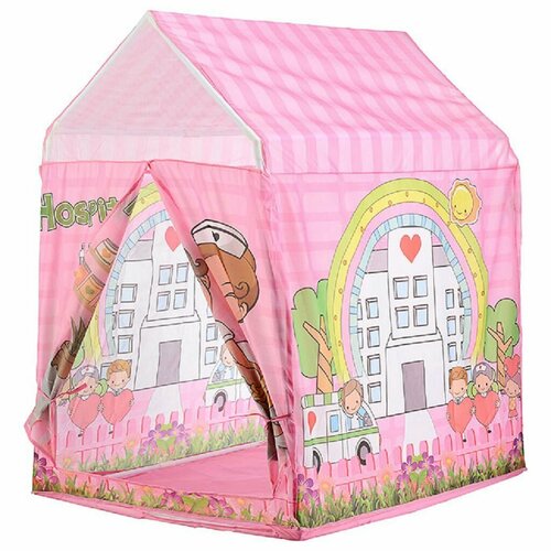 Палатка детская Госпиталь. Размеры палатки: 85х82х62 см. , сумке (J1033)