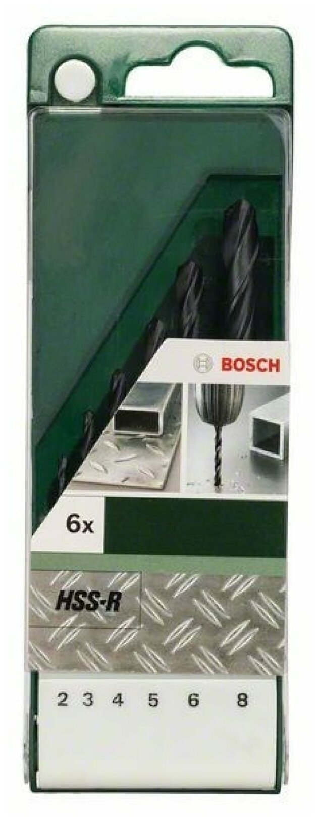 Набор свёрл по металлу 6 шт. Bosch 2609255029, 2-8 мм