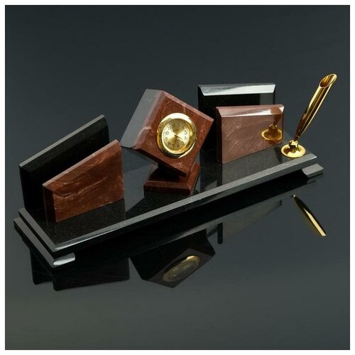 фото Набор настольный "ромб", лемезит, доломит нет бренда