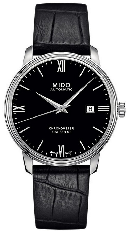 Наручные часы Mido Baroncelli Часы Mido Baroncelli M027.408.16.058.00, черный, серебряный
