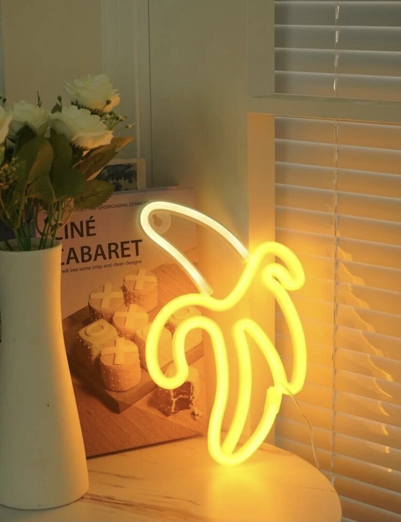 Светильник ночник настенный детский декоративный в комнату Банан - фотография № 4
