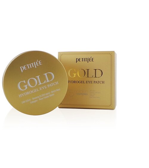 Petitfee Патчи гидрогелевые для глаз с золотым комплексом - +5Gold hydrogel eye patch, 60шт