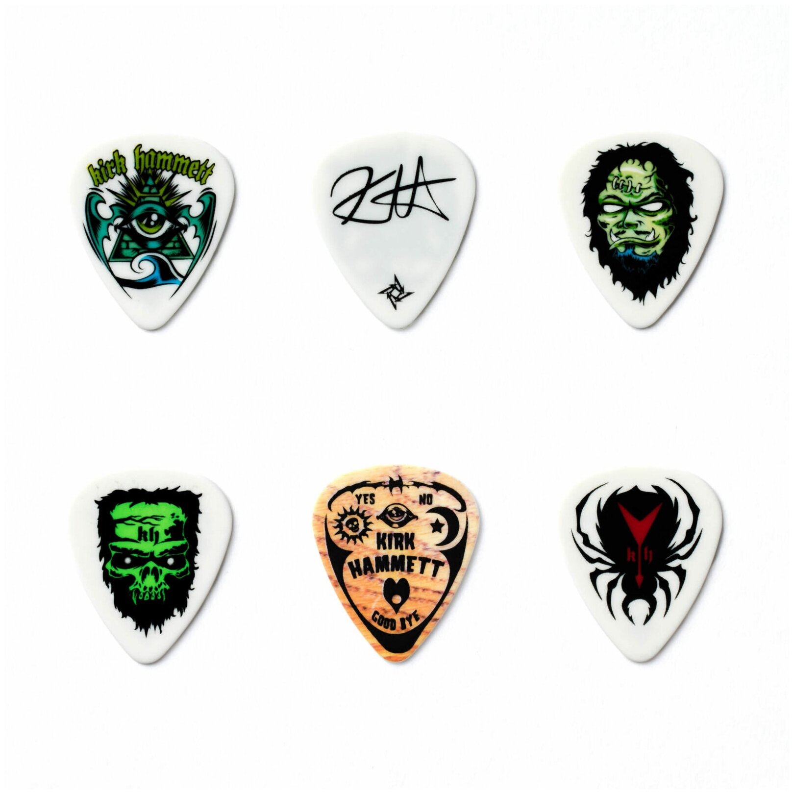 Dunlop KH01T088 Kirk Hammett Медиаторы 6 шт, в коробочке