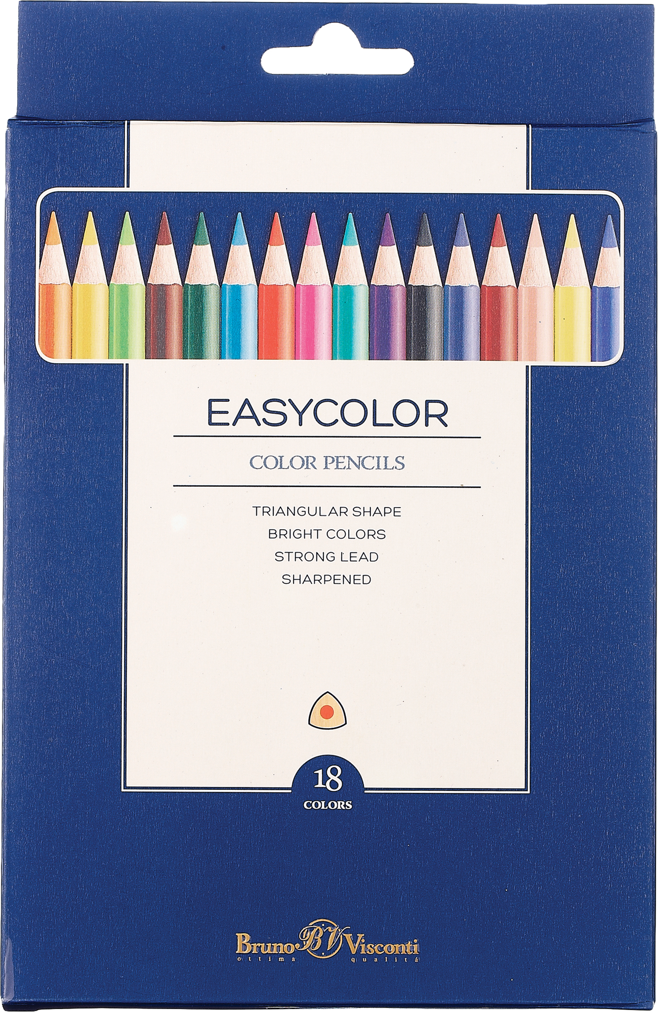Карандаши цветные "Easycolor" (18 цветов, трехгранные) (30-0029) - фото №11