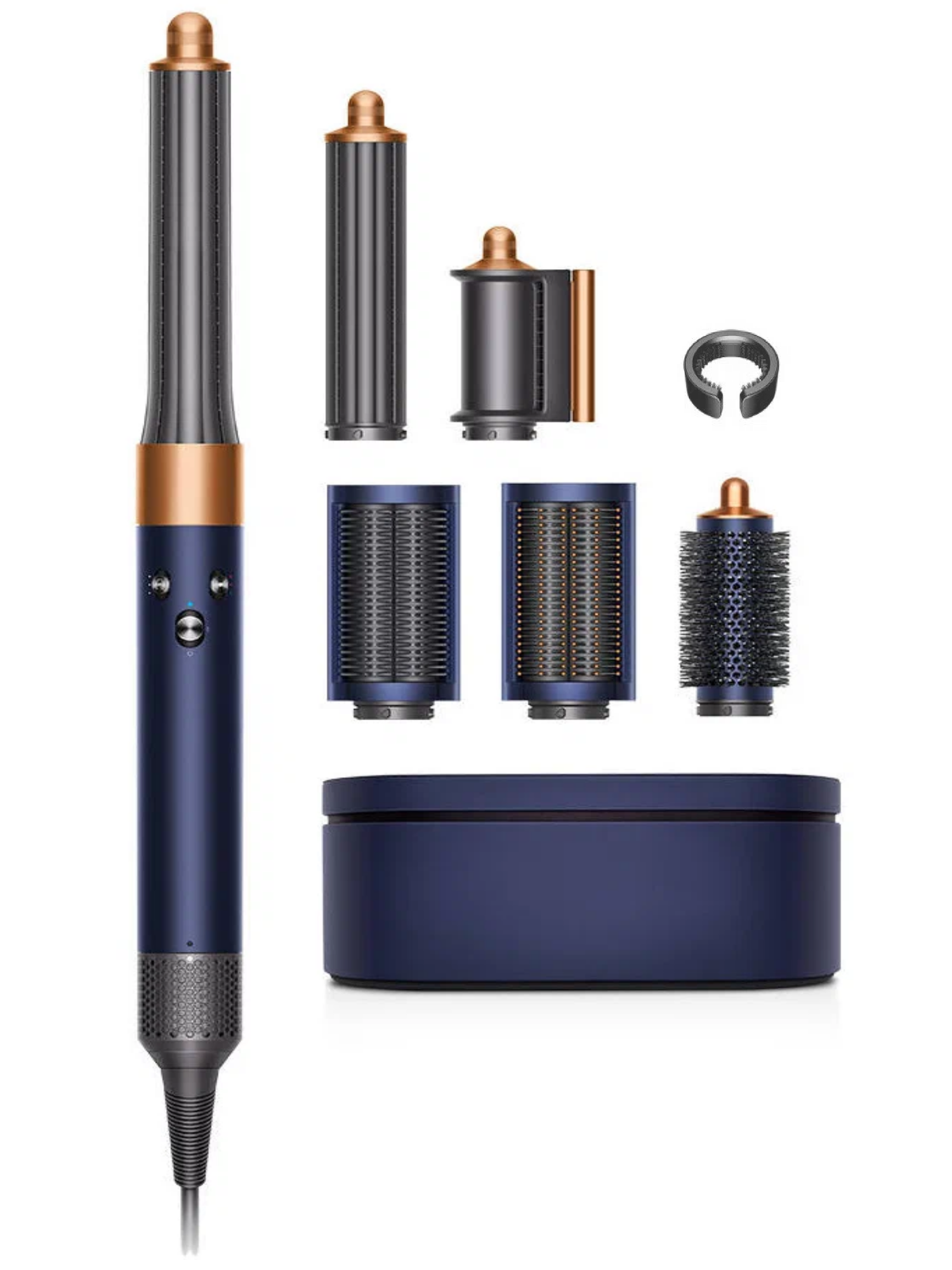 Фен-стайлер Dyson Airwrap complete long HS05 (IN-Индия), Синий/Медный