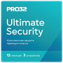 PRO32 Ultimate Security – лицензия на 1 год на 3 устройства, право на использование (PRO32-PUS-NS(EKEY)-1-3)