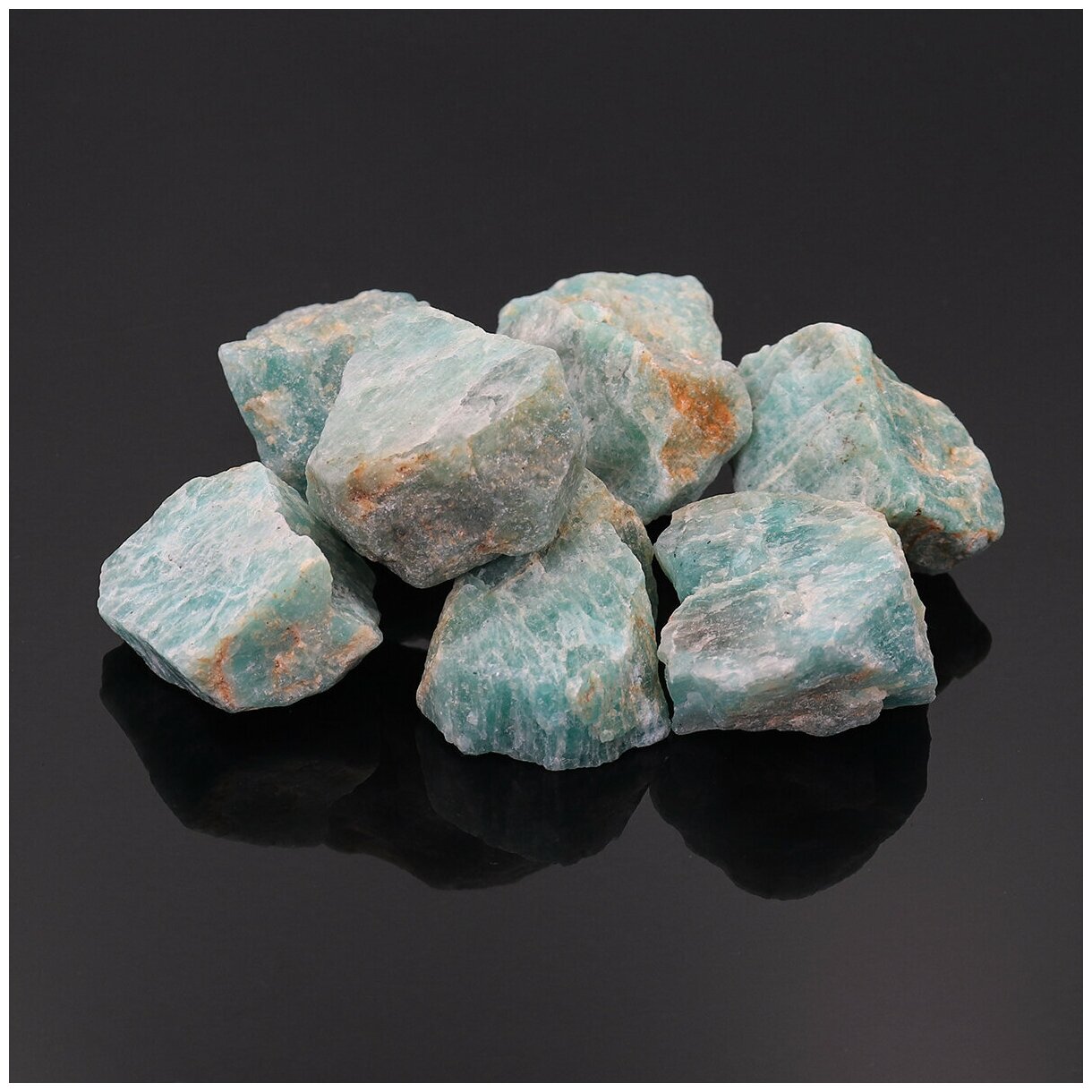 Камень натуральный "Амазонит", необработанный 5-10 г (1,9 - 2,4 см)
