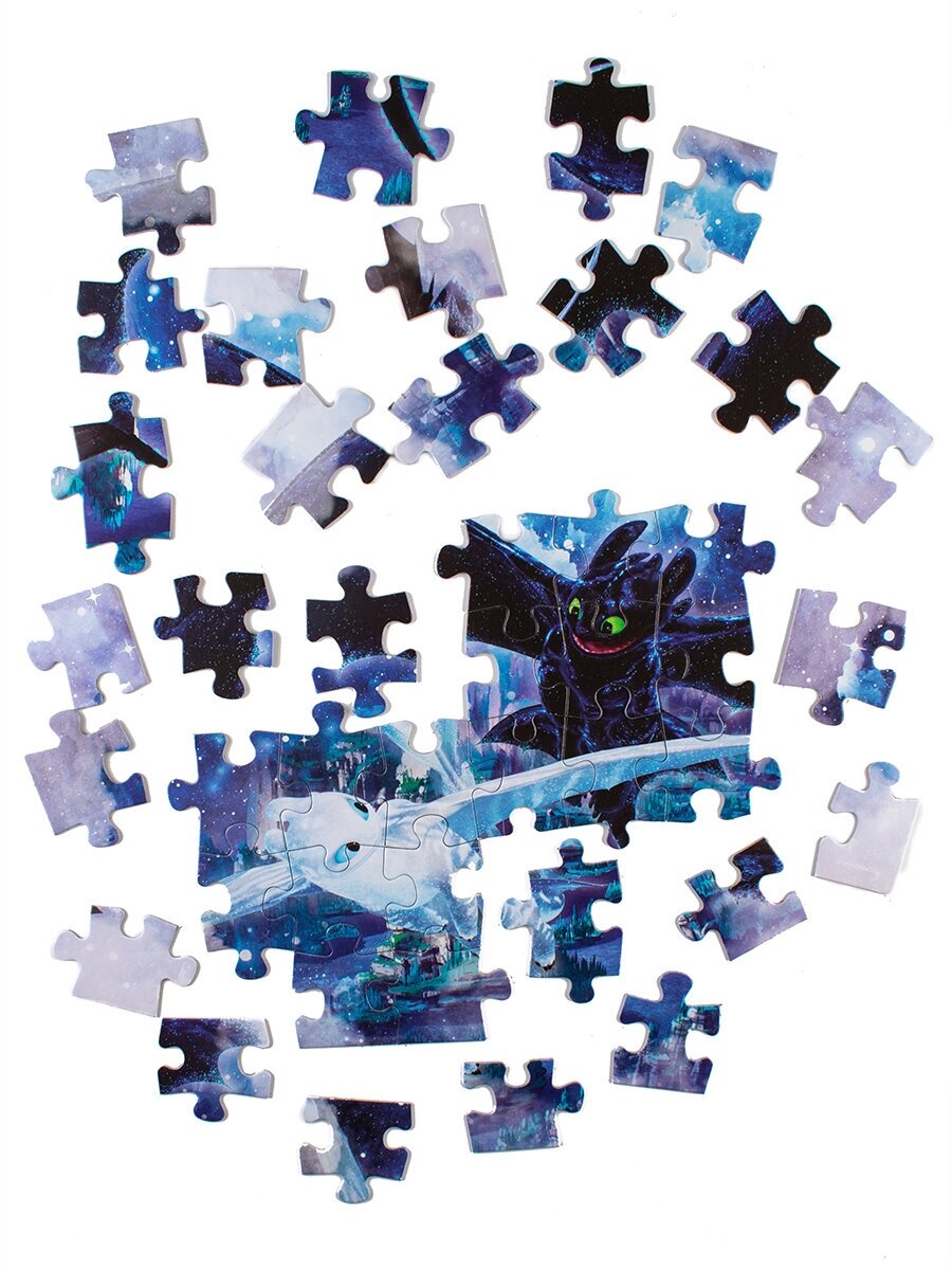 Пазл-мозайка Step Puzzle Как приручить дракона-3 - фото №5