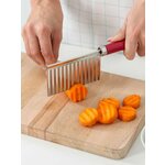 Овощерезка фигурная/ Нож фигурный для фруктов и овощей - изображение
