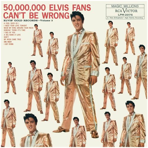 Elvis Presley. 50,000,000 Elvis Fans Can't Be Wrong. Limited Edition (LP) винил 12 lp limited edition elvis presley elvis presley classic billboard hits limited edition lp