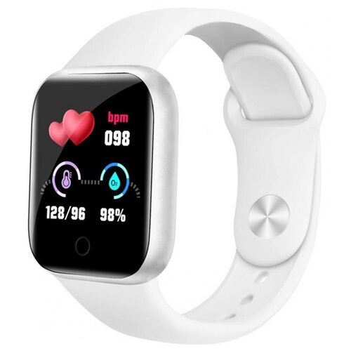 Умные часы Smart Watch Y 68 D20 Bluetooth влагозащищенные белые Часы для спортсменов для фитнеса бега тренировок спорта 85000₽