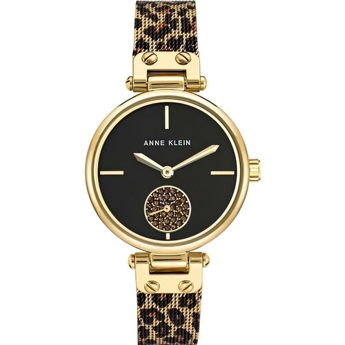 Наручные часы ANNE KLEIN Anne Klein 3000LEGB, золотой, черный