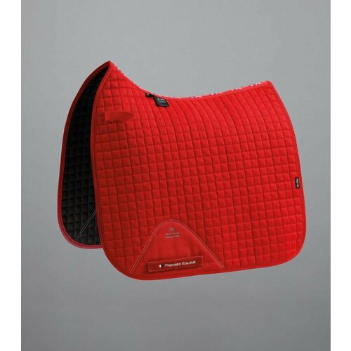 фото Вальтрап для лошади из хлопка close contact cotton dressage saddle pad (красный) нет бренда