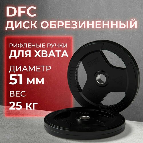 фото Диск dfc wp015-51-25 25 кг 1 шт. черный