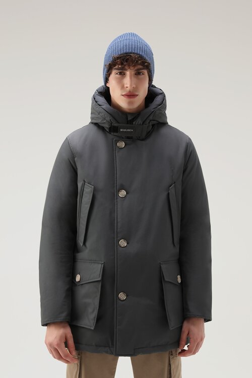 Пуховик Woolrich, размер S, серый