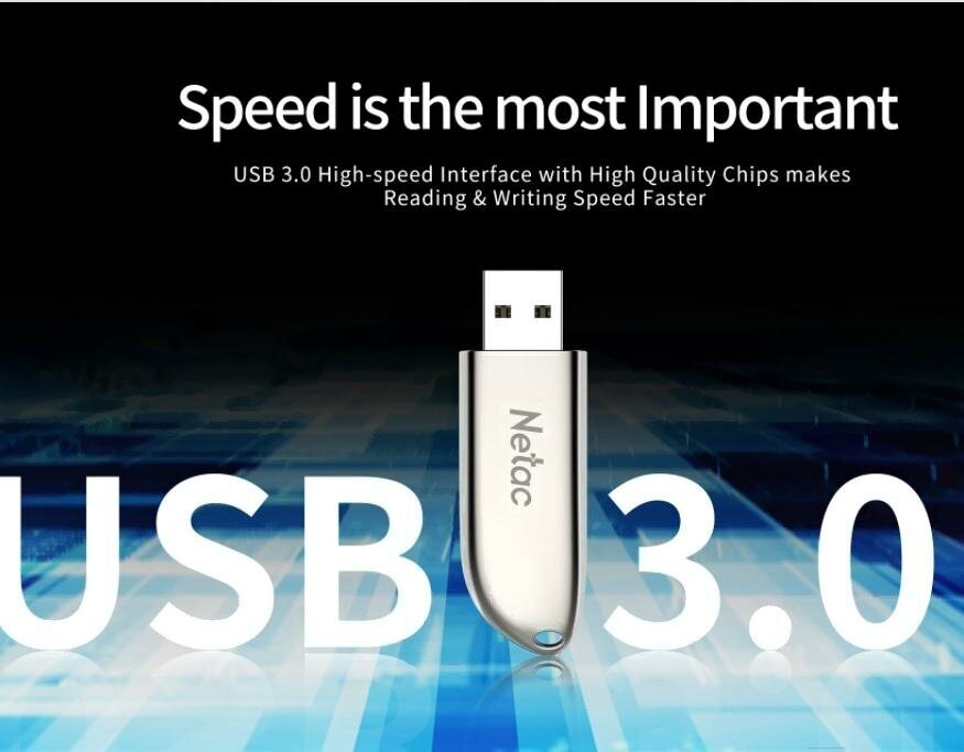Флешка Netac U352, 32Gb, USB 3.0, Серебристый/Коричневый NT03U352N-032G-30PN - фото №9