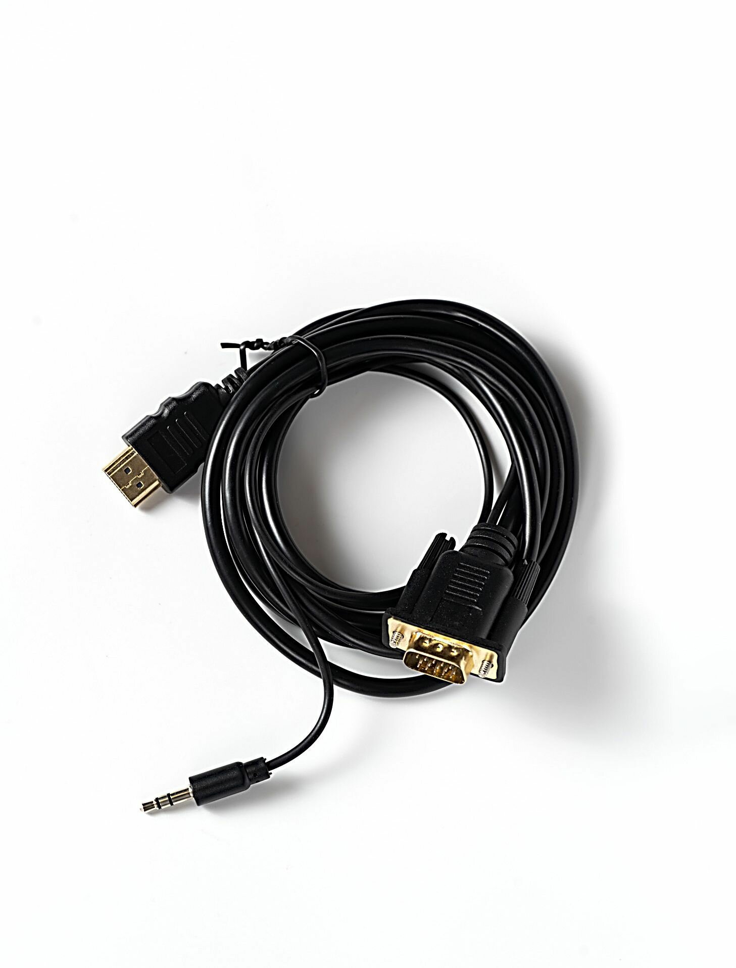 Кабель HDMI - VGA 1.8 м для монитора со звуком