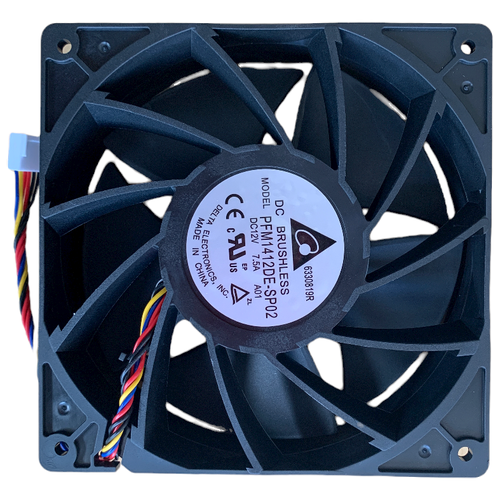 кулер 140x140x38mm 4 pin вентилятор для асик майнеров asic miner whatsminer avalon pfc1412he 00 12v 9a 108w Вентиляторы DELTA 7.5A для Whatsminer