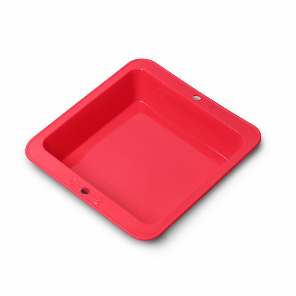 фото Форма силиконовая квадратная Kamille 26х24,5х6 см 7754