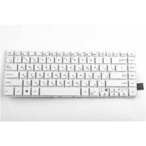Клавиатура для ноутбука Asus Vivobook 15 X505ZA Белая pn NSK-UX0SQ 6KNAN0M00A 2268₽