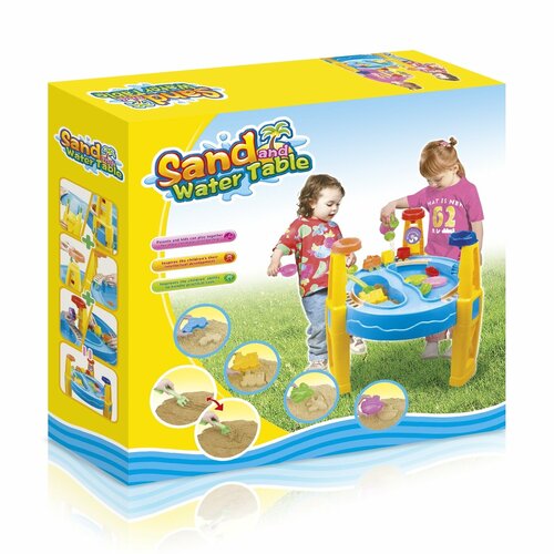 фото Стол для игр с песком и водой hualian toys "железная дорога" (62,5х54х40 см)