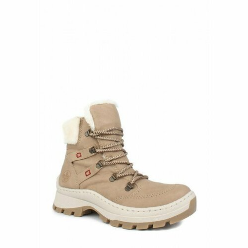 фото Ботинки rieker, размер 41, бежевый