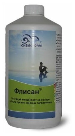 Chemoform Щелочной чистящий концентрат против жирных загрязнений в бассейне Флисан, 1 л