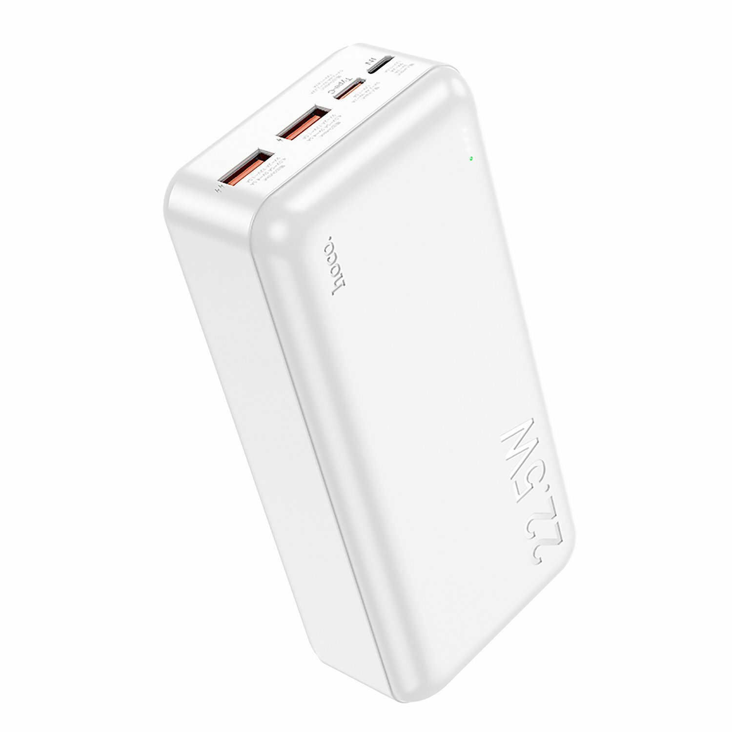 Внешний аккумулятор ( для Power Bank) Hoco J101B 30000mAh (2USB/Type-C) (белый)