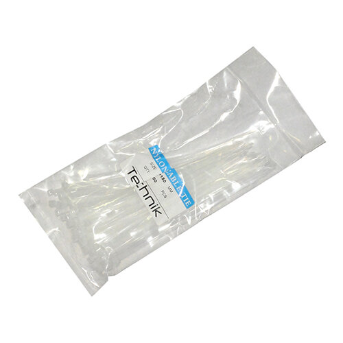 фото Хомут крепления универсальный "Technik" пластик (2,5*150) (упак.100 шт.) белый