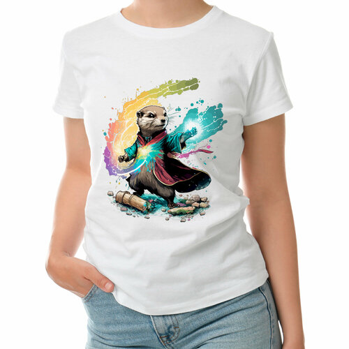 фото Футболка roly, размер s, белый