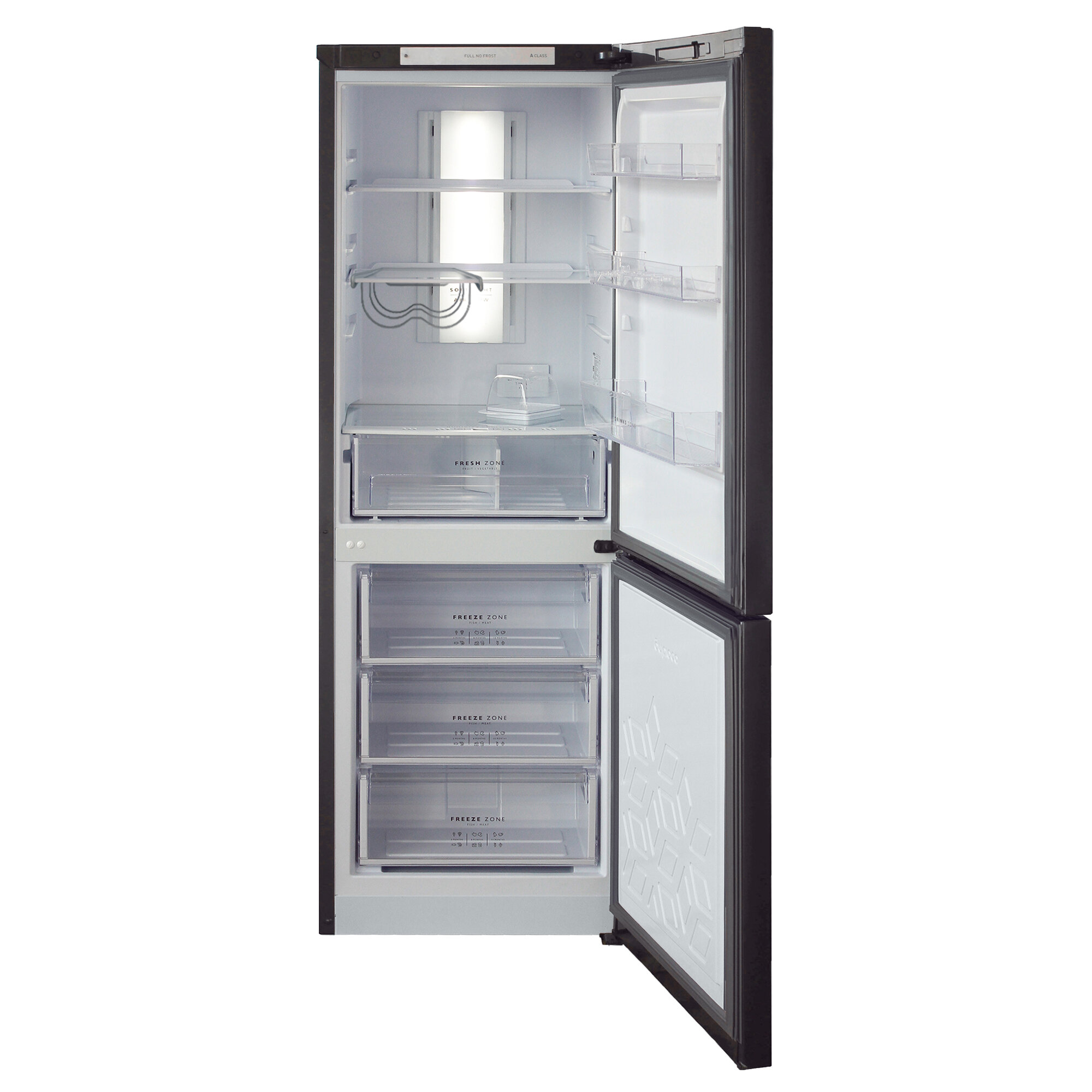Холодильник Бирюса Б-W920NF 2-хкамерн. графит - фотография № 4