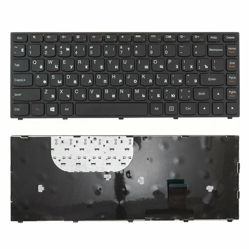 Клавиатура для ноутбука Lenovo Yoga 13 черная с рамкой клавиатура для ноутбука lenovo yoga 13 p n 9z n7gpn p01 25202908 t3sm us nsk bcppn