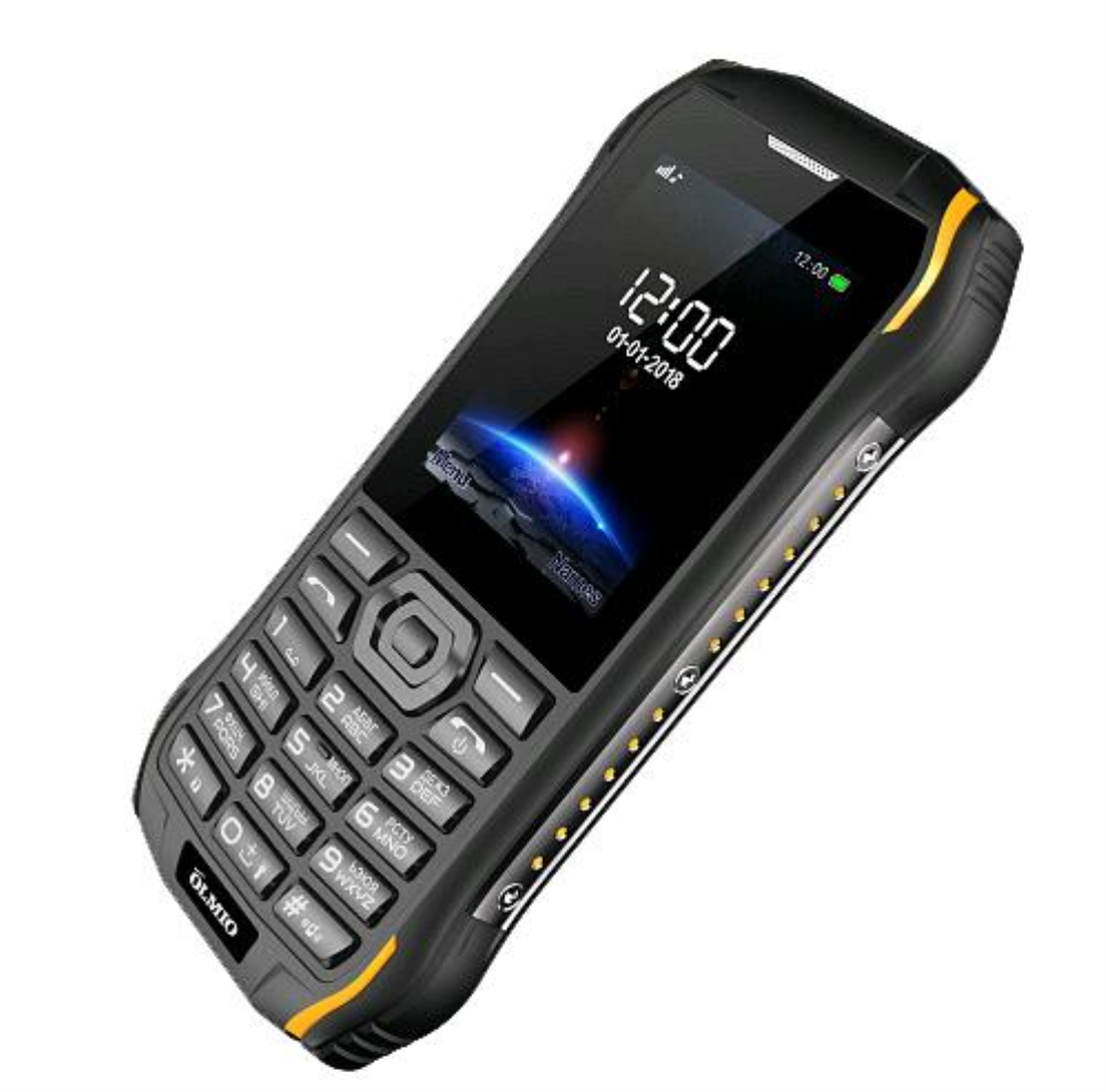 Мобильный телефон Olmio X05 черный-желтый - фото №14