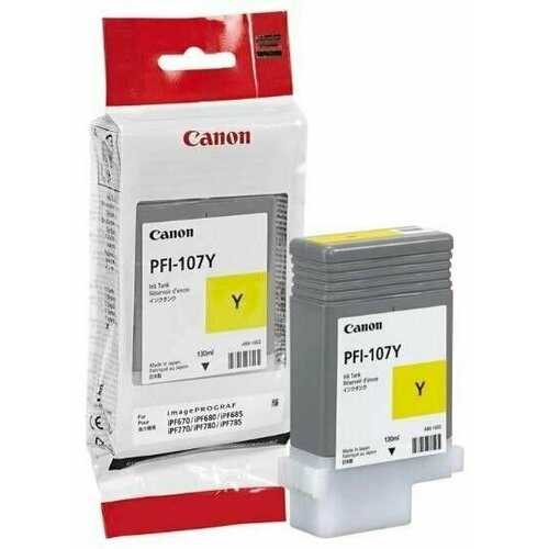 Canon PFI-107Y - 6708B002 картридж струйный желтый 90 мл