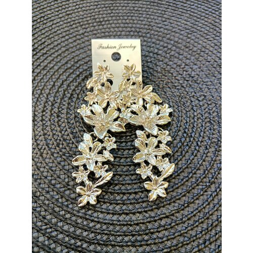 Серьги одиночные , серебряный