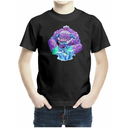 фото Футболка каждому своё, размер 128, черный