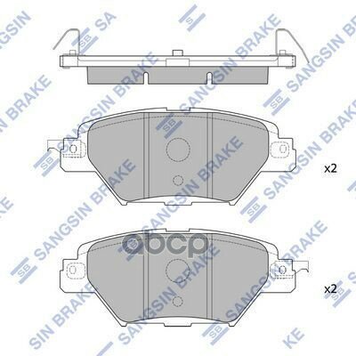 Колодки Тормозные Задние Sp4120 Sangsin brake арт. SP4120